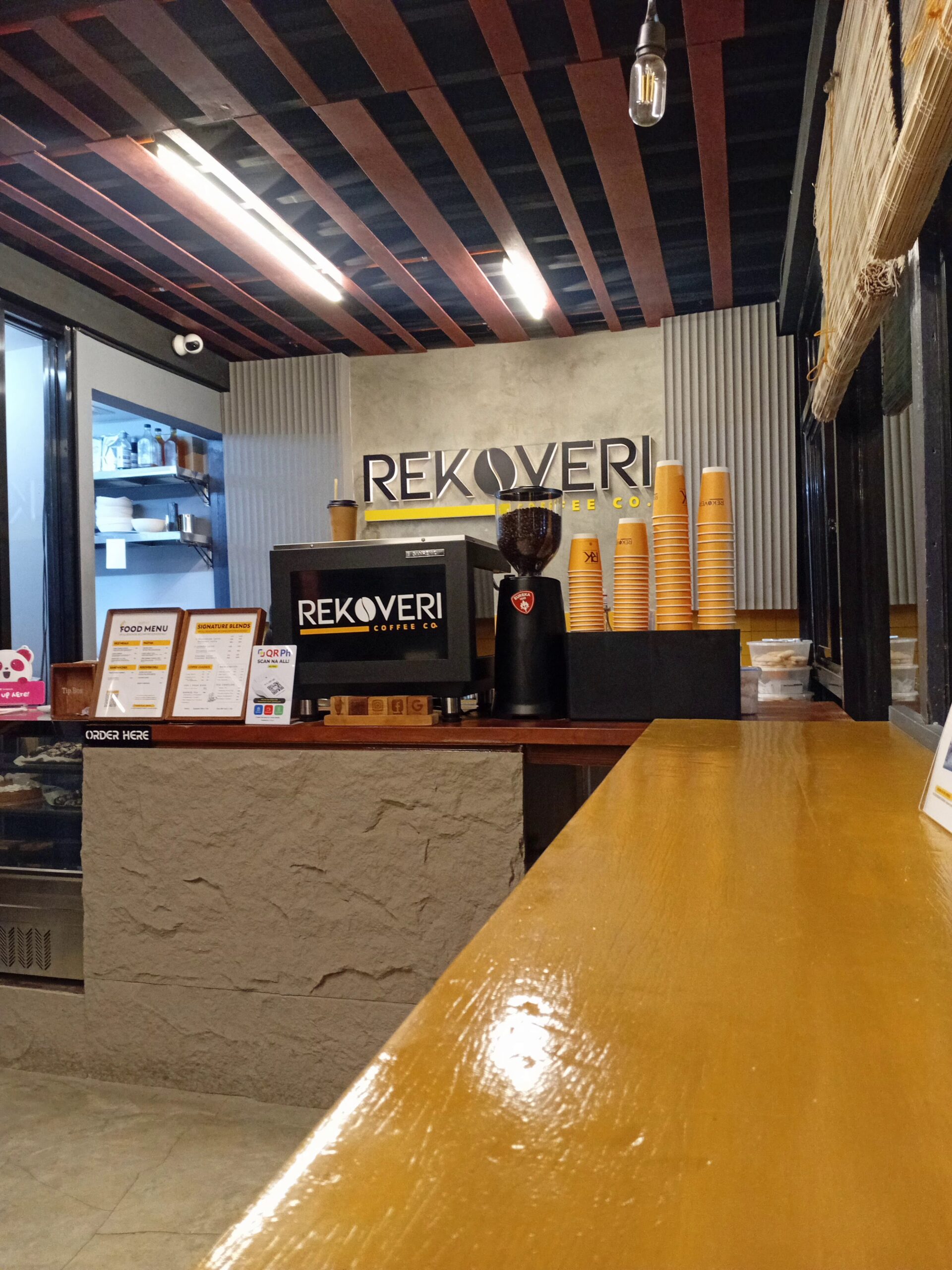 Rekoveri Coffee shop interior, Candon